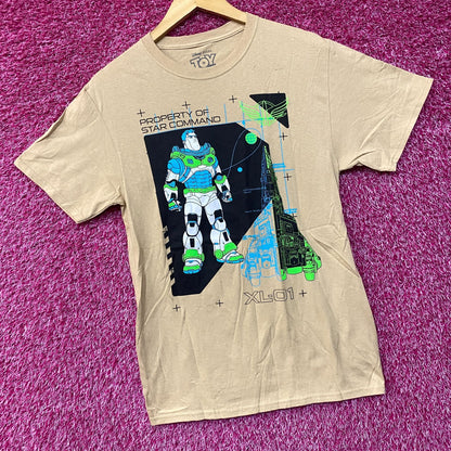 Disney Toy Story Buzz Lightyear Star Command T-Shirt Small