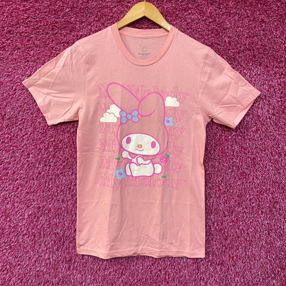 My Melody Kawaii Strawberry Fields Forever Sanrio T-Shirt Small