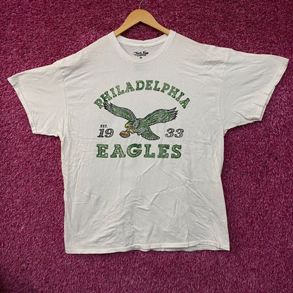 Junk Food Philadelphia Eagles Vintage Style Graphic T-Shirt Medium