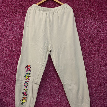 Grateful Dead Dancing Bears Rock Band Graphic Sweatpants XL