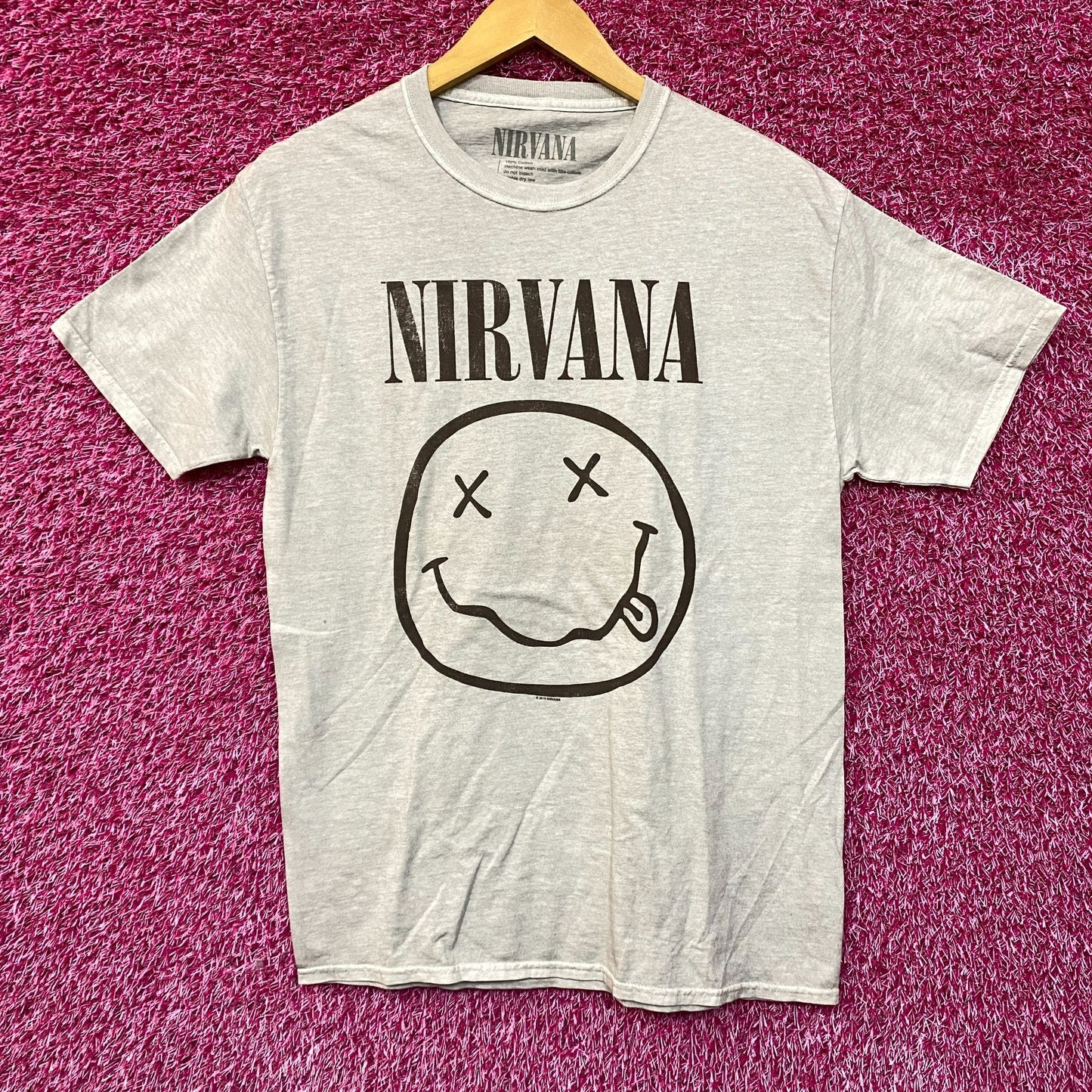 Nirvana Nevermind Gray Grunge Tshrit size Medium