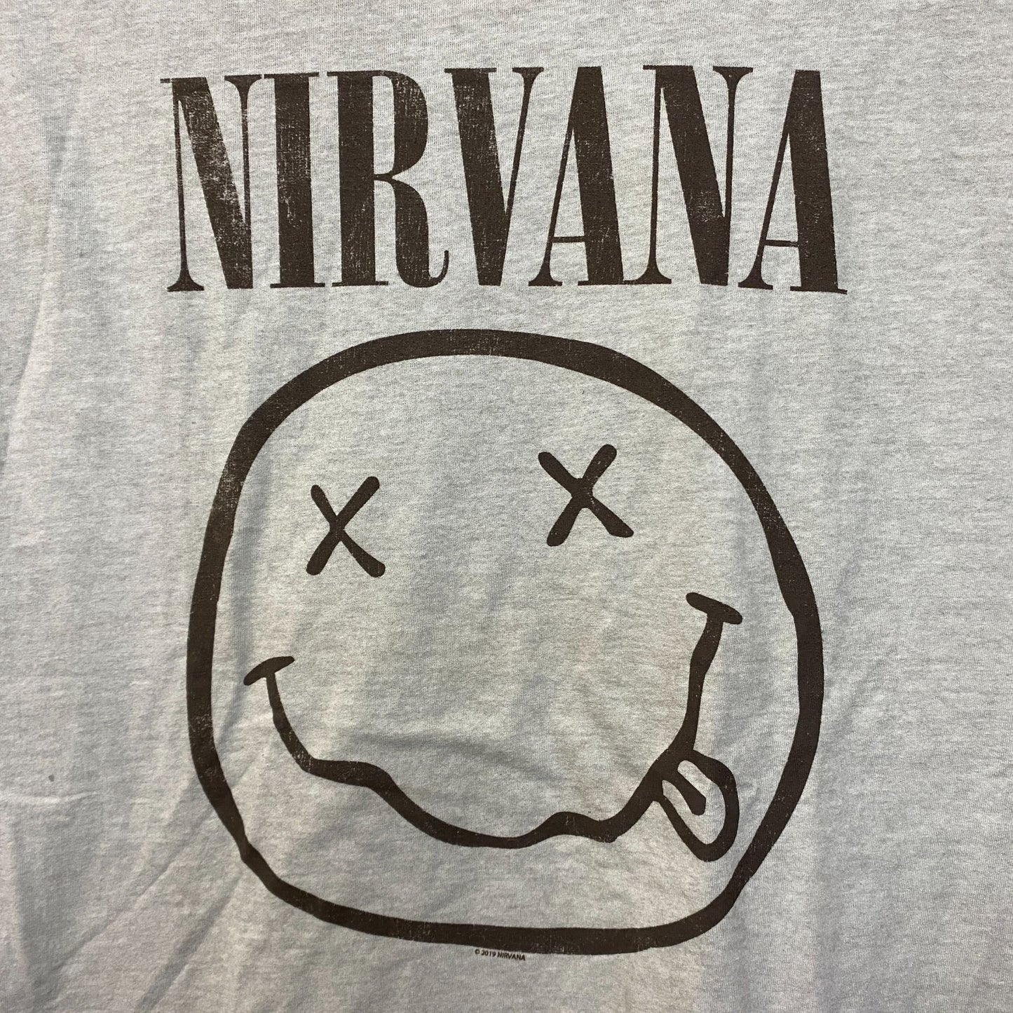 Nirvana Nevermind Gray Grunge Tshrit size Medium