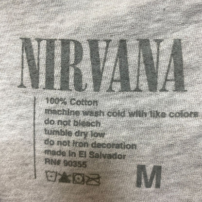 Nirvana Nevermind Gray Grunge Tshrit size Medium
