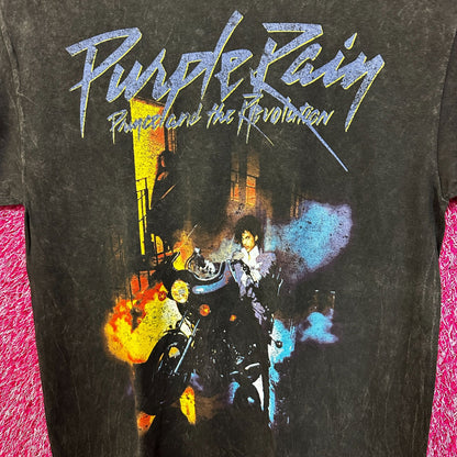 Prince Purple Rain Mineral Wash Rock Tshirt size S/M