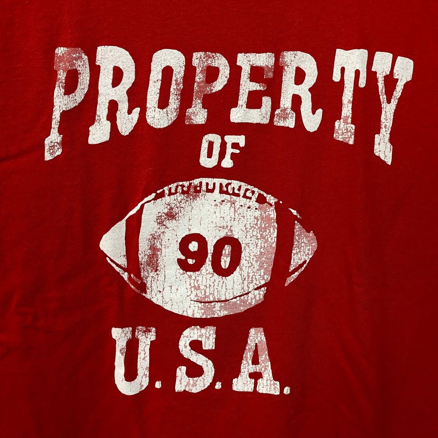 Junk Food "Property of USA" Graphic T-Shirt Medium