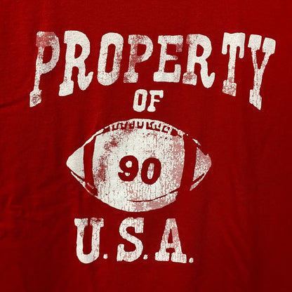 Junk Food "Property of USA" Graphic T-Shirt Medium