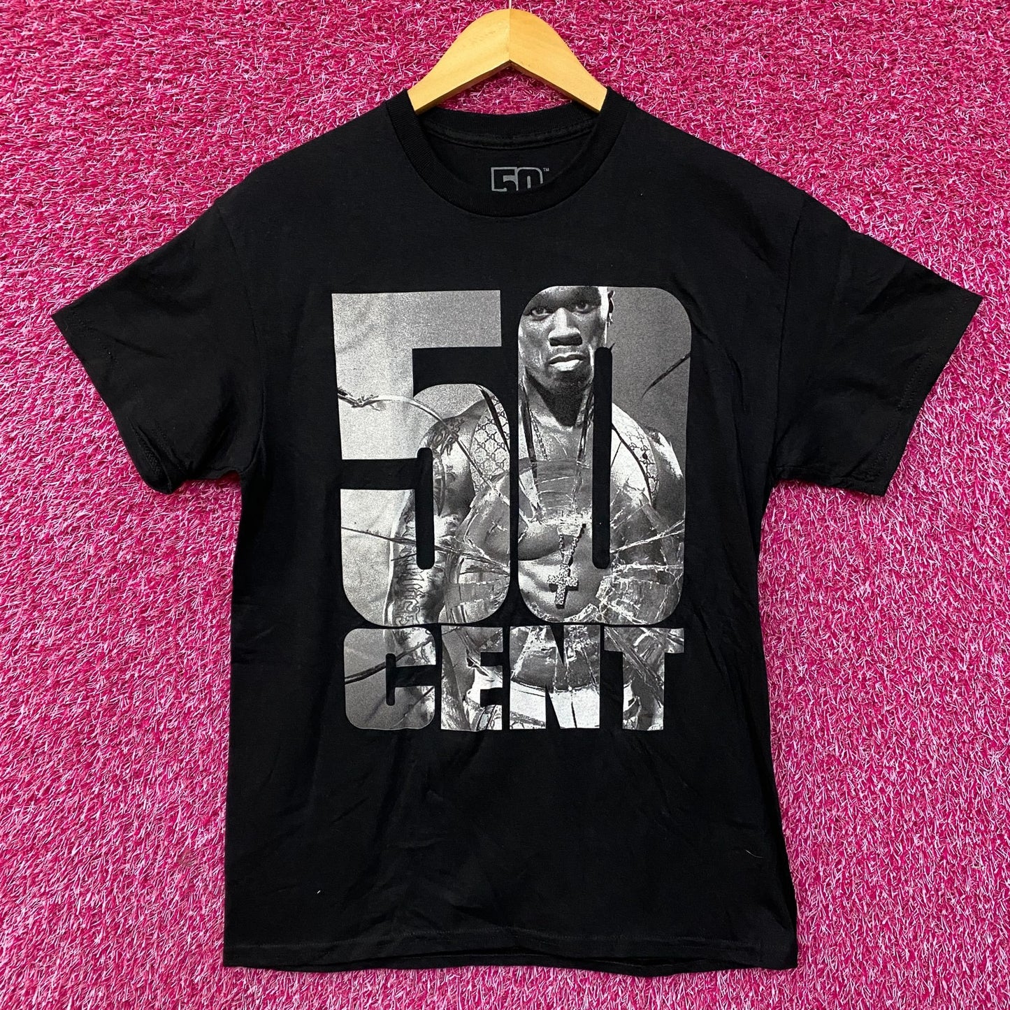 50 Cent Get Rich or Die Tryin' Graphic Design T-Shirt Medium