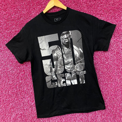 50 Cent Get Rich or Die Tryin' Graphic Design T-Shirt Medium