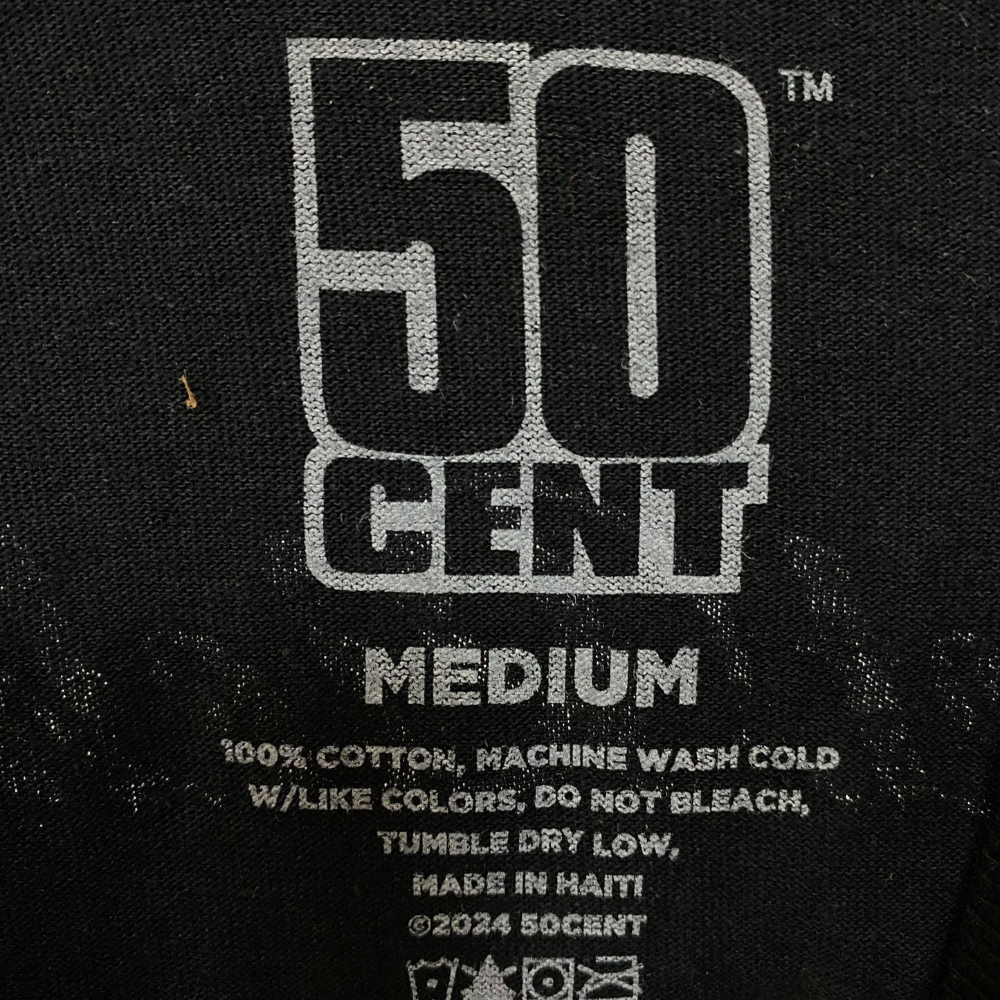 50 Cent Get Rich or Die Tryin' Graphic Design T-Shirt Medium