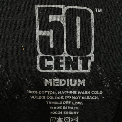 50 Cent Get Rich or Die Tryin' Graphic Design T-Shirt Medium