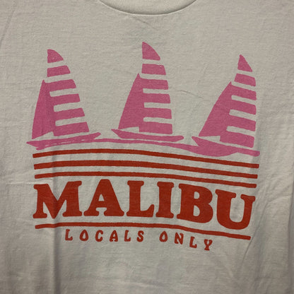 Junk Food Clothing Malibu "Locals Only" Graphic T-Shirt XS