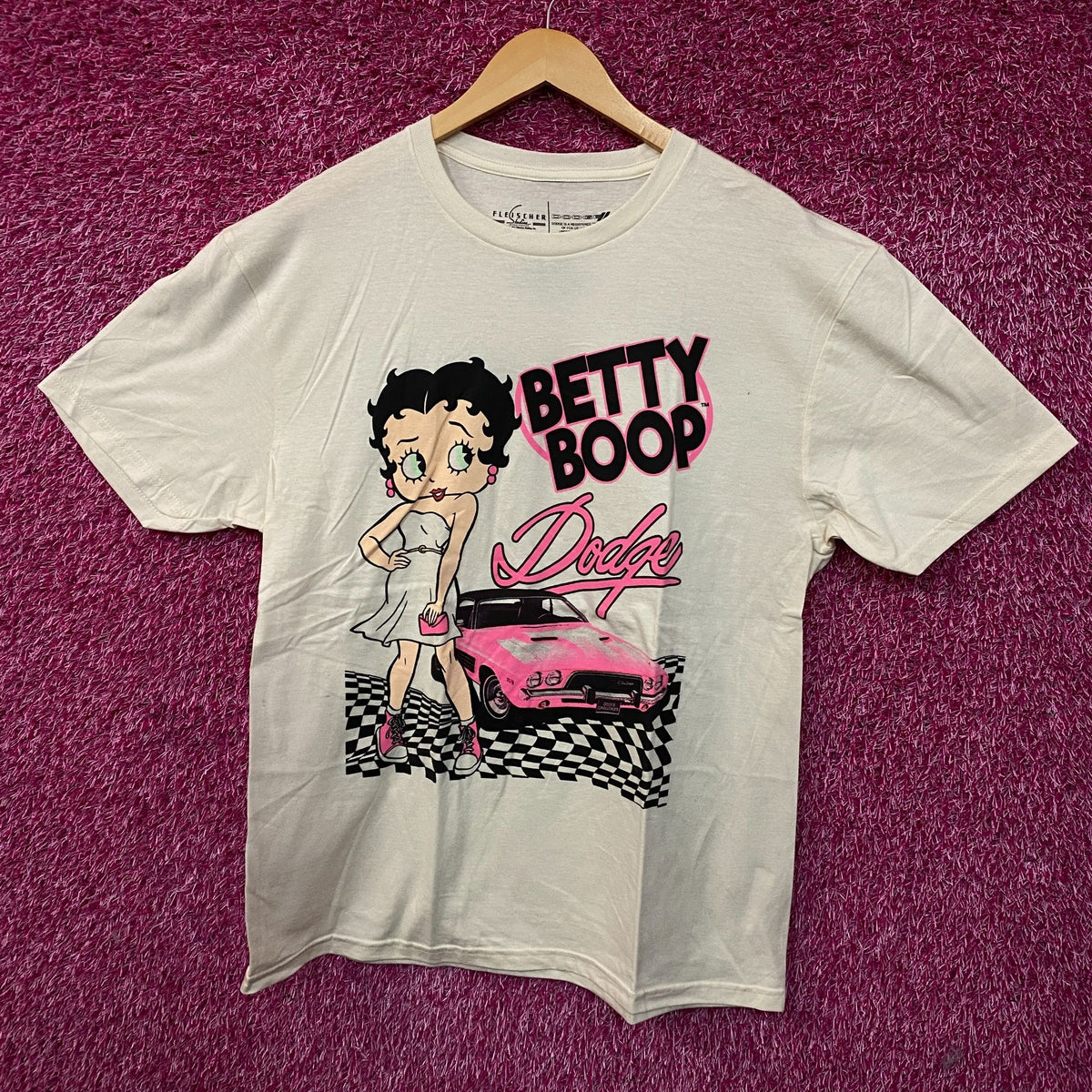 Betty Boop x Dodge Charger Graphic T-Shirt Large