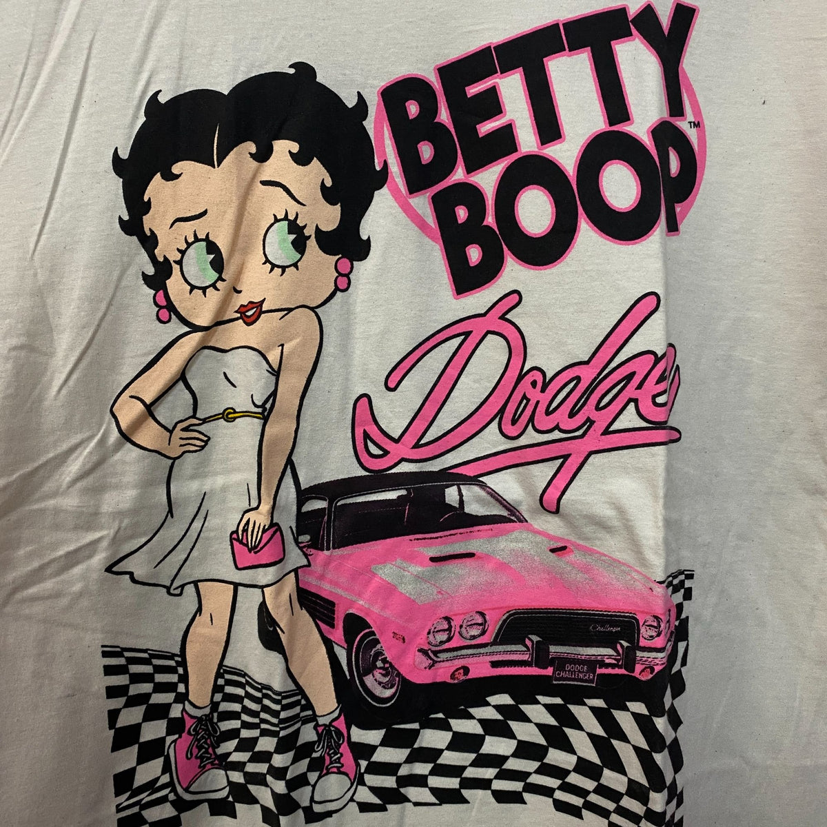 Betty Boop x Dodge Charger Graphic T-Shirt Large