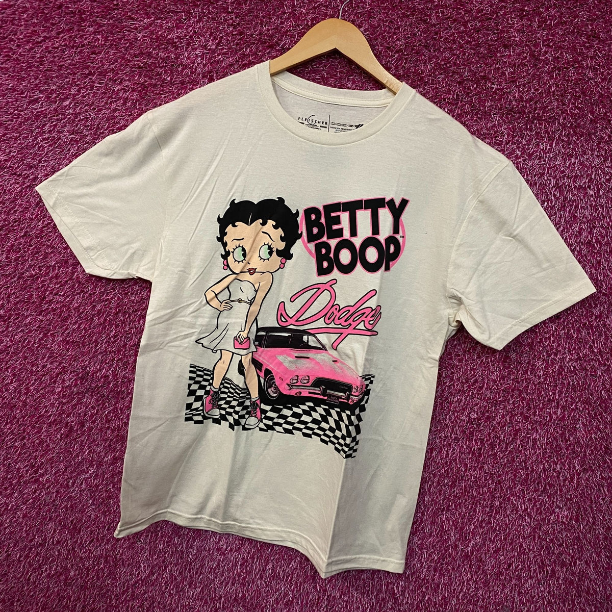 Betty Boop x Dodge Charger Graphic T-Shirt Large
