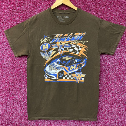 Van Halen Nascar Racing Car Graphic Design T-Shirt Medium