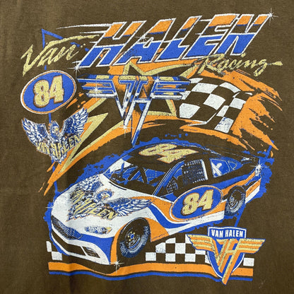 Van Halen Nascar Racing Car Graphic Design T-Shirt Medium