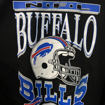 Junk Food Clothing Buffalo Bills NFL Helmet Flea Market Crew Sweatshirt Small