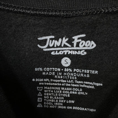 Junk Food Clothing Buffalo Bills NFL Helmet Flea Market Crew Sweatshirt Small