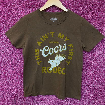 Junk Food Coors Rodeo Women's Graphic T-Shirt Small