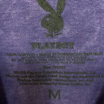 Playboy Multicolor Stacked Logo Graphic T-Shirt Medium