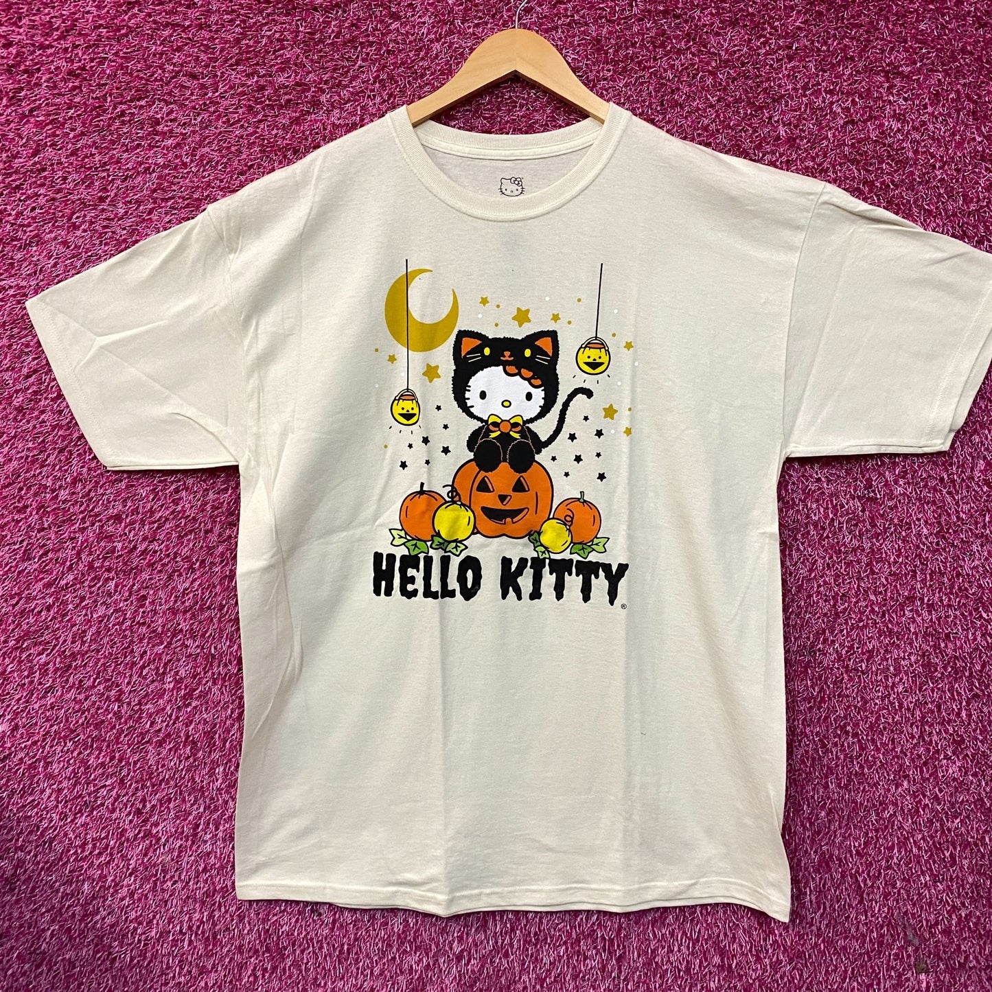 Sanrio Hello Kitty Halloween Cute Graphic T-Shirt XL