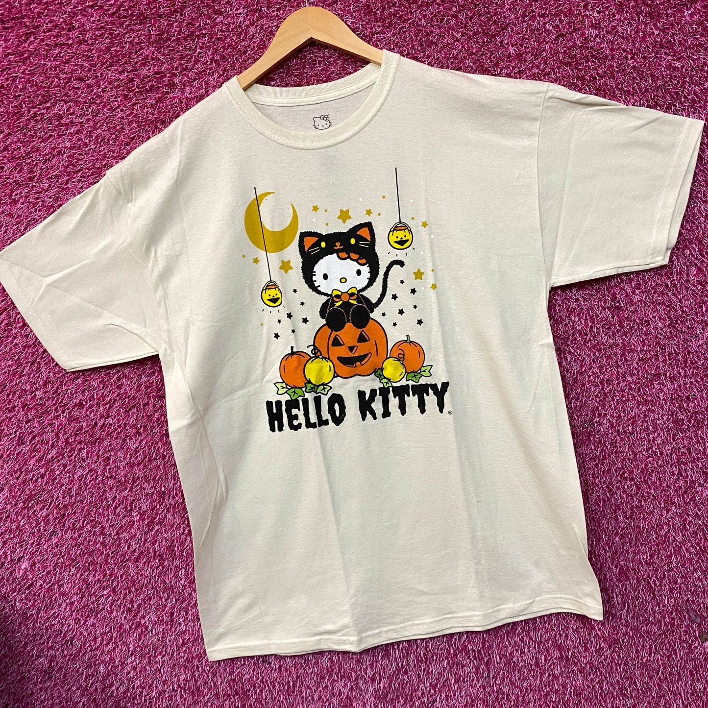 Sanrio Hello Kitty Halloween Cute Graphic T-Shirt XL