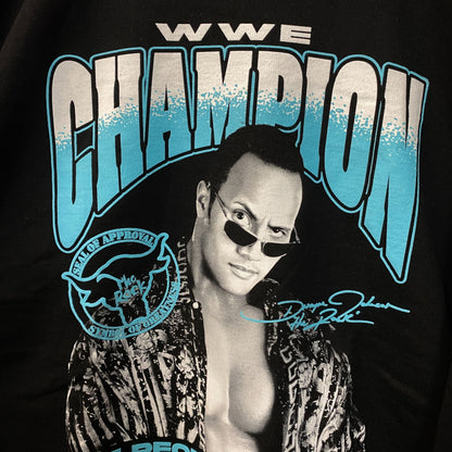 The Rock WWE People Champion Resume Crewneck Sweater size XL