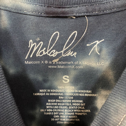 Malcolm X By Any Means Necessary Tie Dye T-Shirt Small