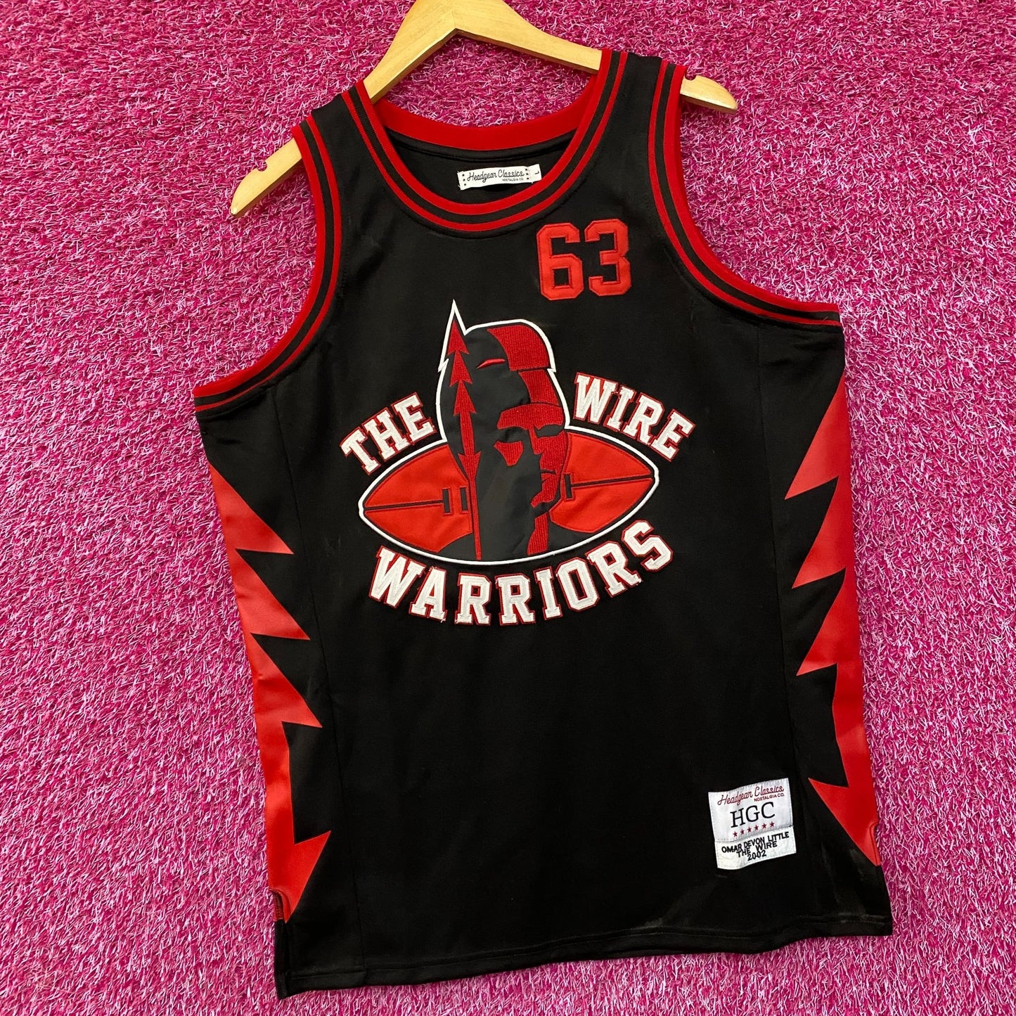 Headgear Classics HBO The WIre Warriors Large Jersey