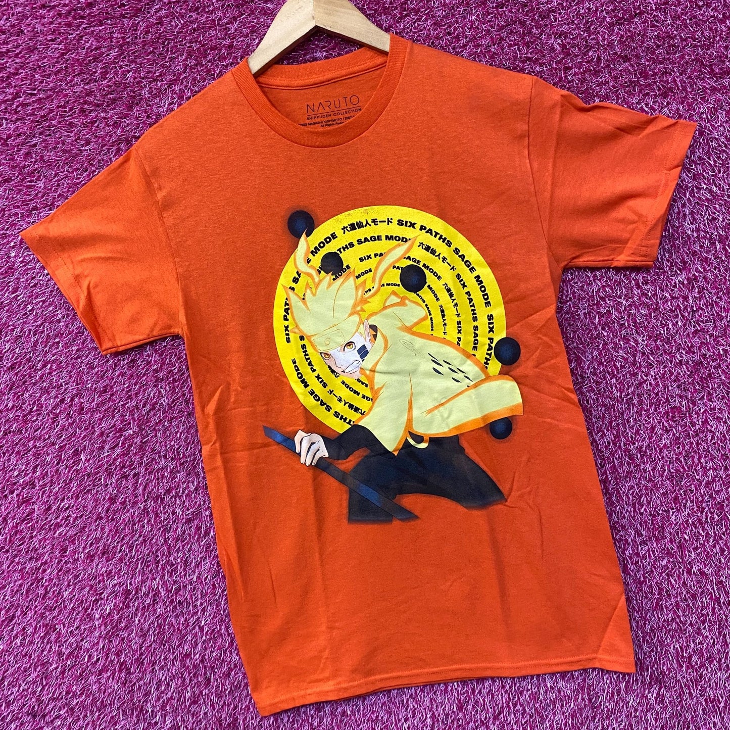 Naruto Shippuden Rokudou Sennin Moodo- Six Path Sage Mode Naruto T-Shirt Small