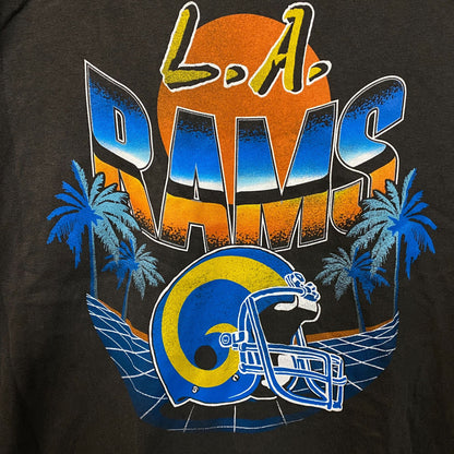 Junk Food Los Angeles Rams Sunset Vintage Style Women's T-Shirt XL