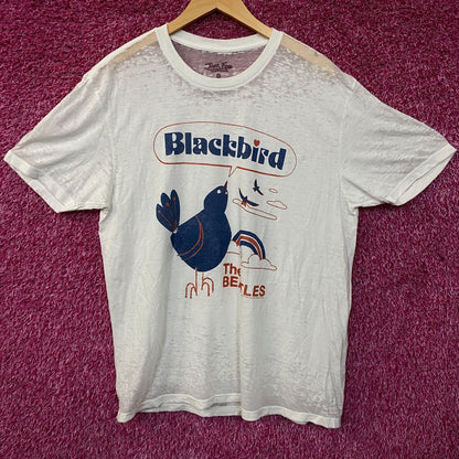 Junk Food Clothing Women's The Beatles "Blackbird" Graphic Tee Medium
