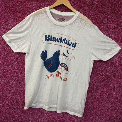 Junk Food Clothing Women's The Beatles "Blackbird" Graphic Tee Medium