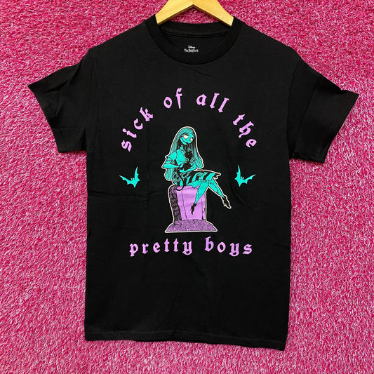 The Nightmare Before Christmas Sally Sick of Pretty Boys T-Shirt Small