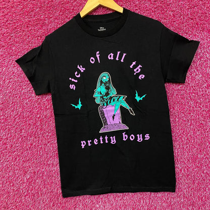 The Nightmare Before Christmas Sally Sick of Pretty Boys T-Shirt Small
