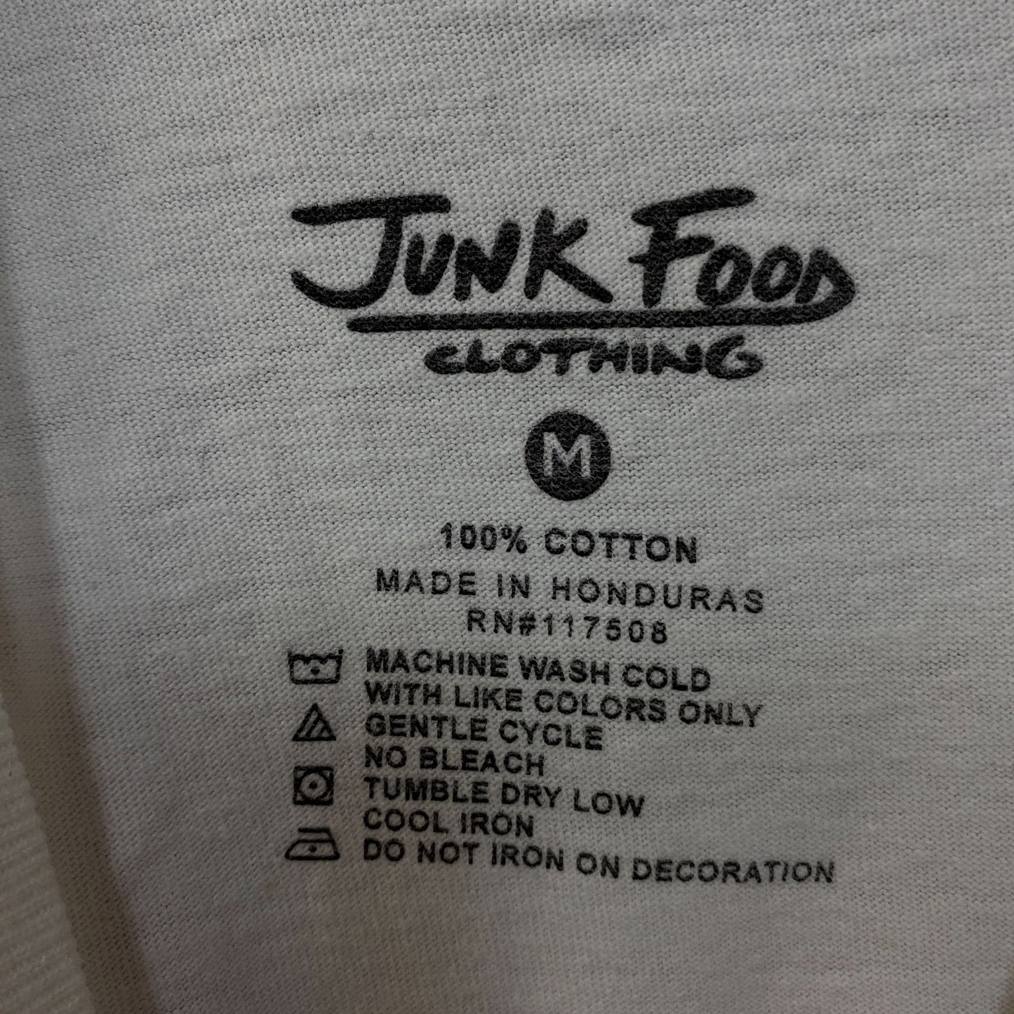 Junk Food Clothing Bonjour Ciao Crop Graphic Tee Medium