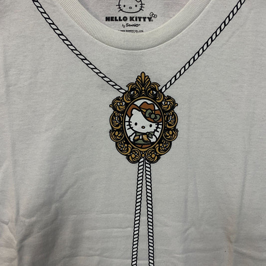 Sanrio Hello Kitty Bolo Tie Cute Graphic T-Shirt XL