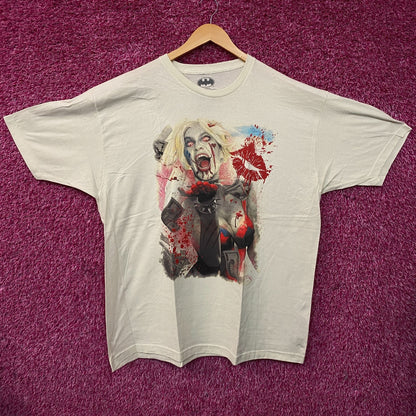 DCeased Comics Harley Quinn Zombie Graphic T-Shirt 2XL