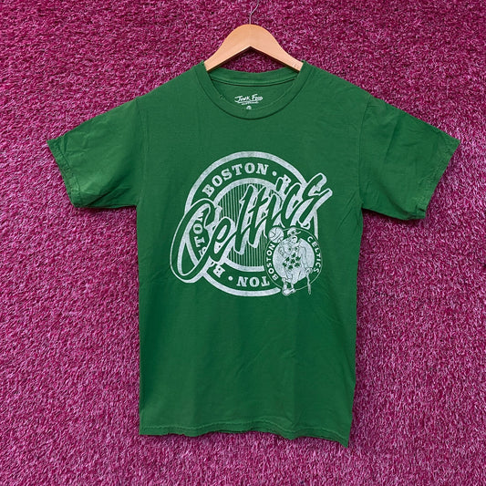 Junk Food Clothing Boston Celtics Crest Women's Vintage Style T-Shirt XS