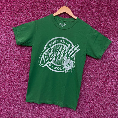 Junk Food Clothing Boston Celtics Crest Women's Vintage Style T-Shirt XS