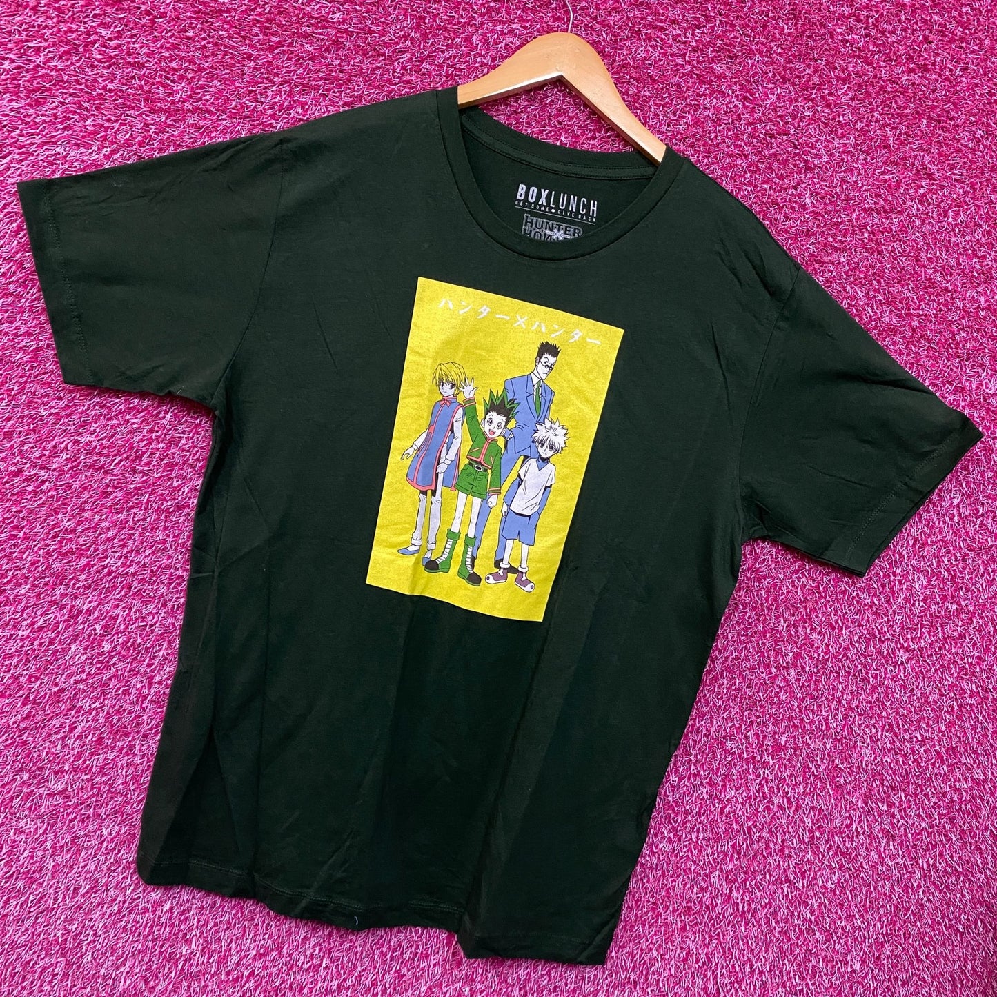 Hunter x Hunter Green anime Tshirt size Extra Large