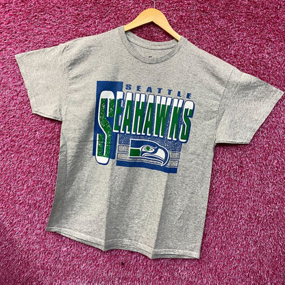 NFL Junk Food Seattle Seahawks Gray Tshirt Size Large