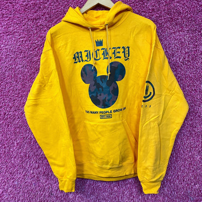 Neff x Mikey Mouse To Many People Grow Up Hoodie Large