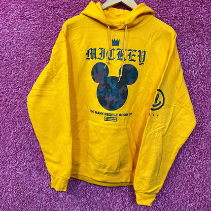 Neff x Mikey Mouse To Many People Grow Up Hoodie Large