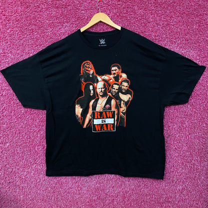 WWE Raw is War 90's Style Wrestling Tshirt size 3XL