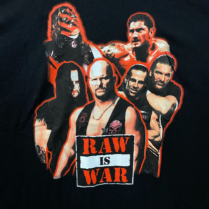 WWE Raw is War 90's Style Wrestling Tshirt size 3XL