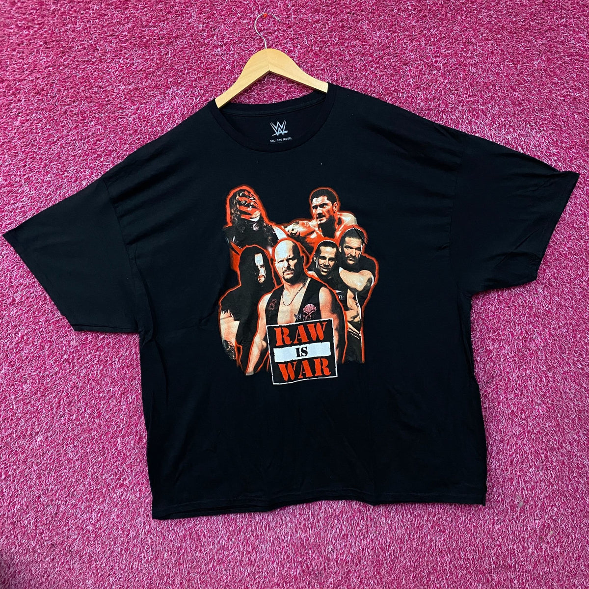 WWE Raw is War 90's Style Wrestling Tshirt size 3XL