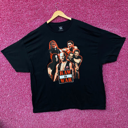 WWE Raw is War 90's Style Wrestling Tshirt size 3XL