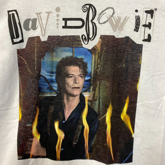 David Bowie Retro Graphic T-Shirt Size Large