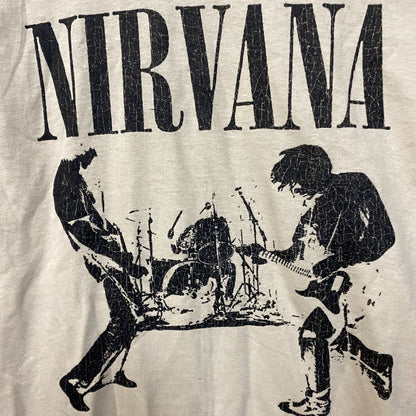 Nirvana Band Silhouette Grunge Band T-Shirt Small